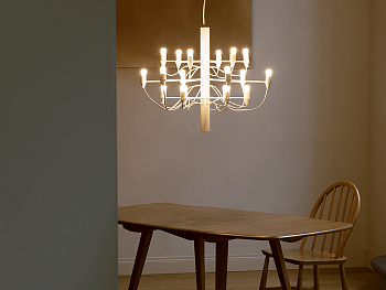Люстра 2097/18 (frosted bulbs) Brass