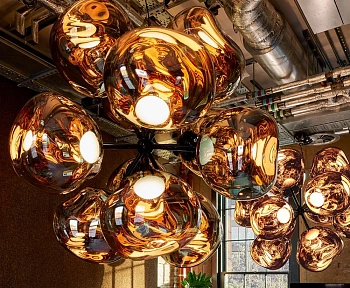 Люстра Melt Burst Chandelier Smoke Led MEC03SM-CEUM4