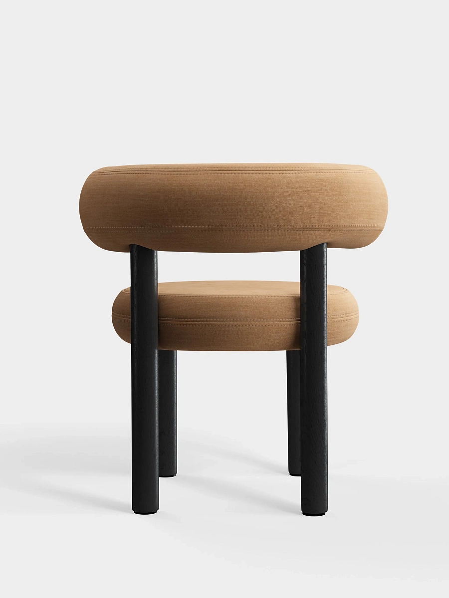 Стул Fat Black Wood & Spice Linara Linen Стул Fat Black Wood & Spice Linara Linen