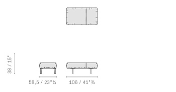Пуф John-John 585x1060x380