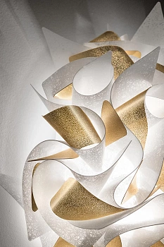 Slamp Люстра Veli Aurea Ceiling medium/Wall white/gold