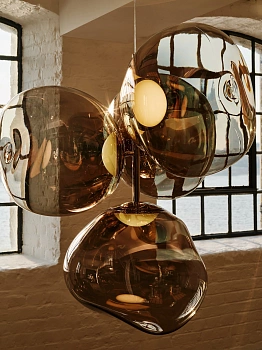 Люстра Melt Mini Chandelier MEC04BR-CEUM4