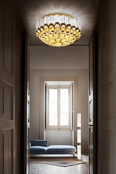 Slamp Люстра Odeon Ceiling medium gold