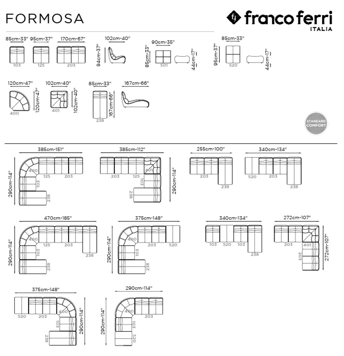 Диван модульный Formosa Диван модульный Formosa