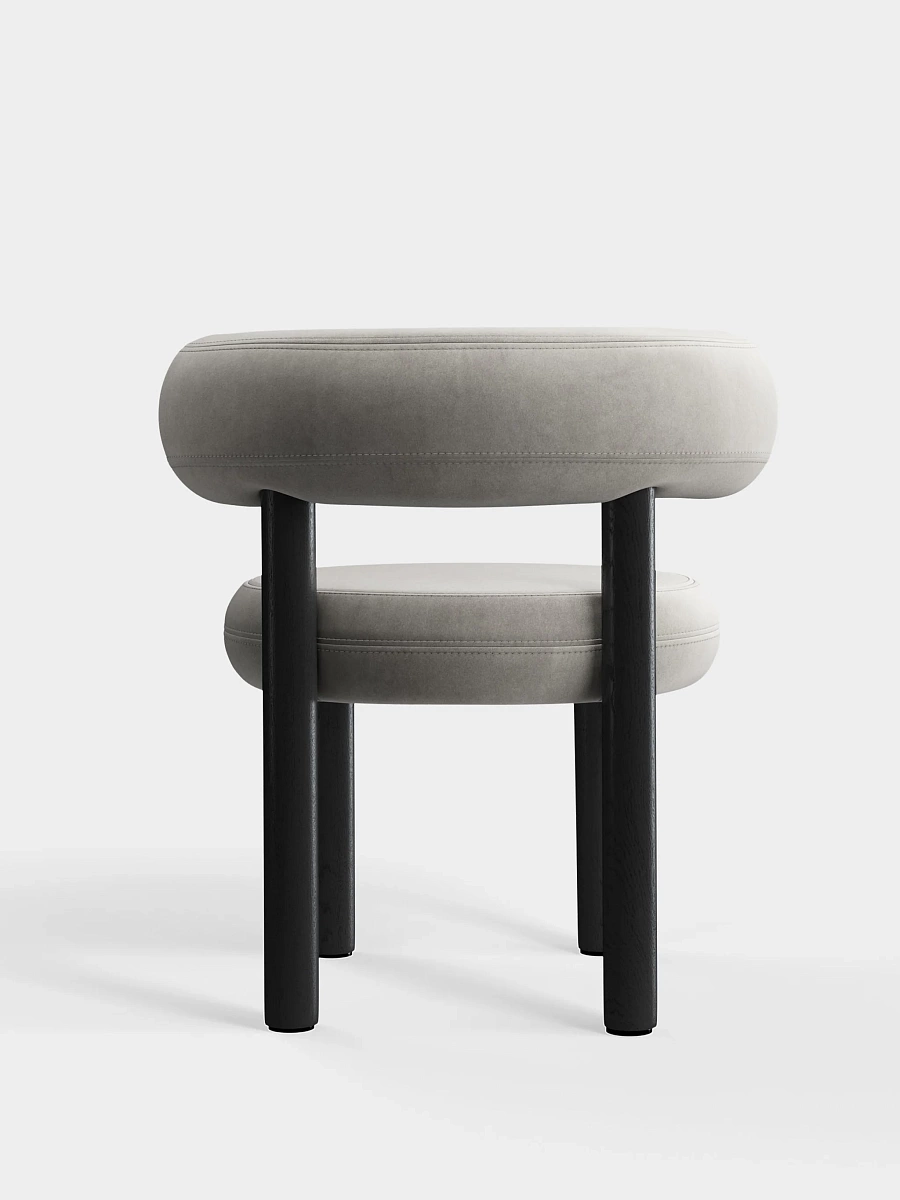 Стул Fat Black Wood & Clay Royal Velvet Стул Fat Black Wood & Clay Royal Velvet