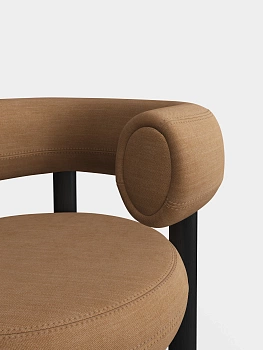 Кресло Fat Black Wood & Spice Linara Linen