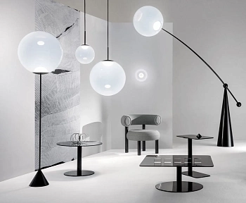 Люстра Globe Mini Round Led Opalescent OLPS0101-PEUM2