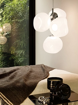 Люстра Melt Chandelier Mini Opal/Silver MEC04OP-CEUM4