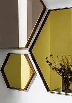 Зеркало Visual hexagonal