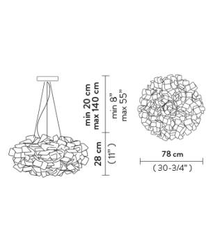Slamp Люстра Clizia Suspension large pixel