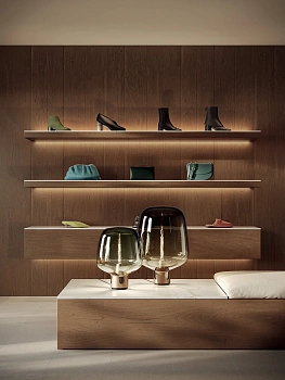 Настольный светильник FLAR Large terra-miele