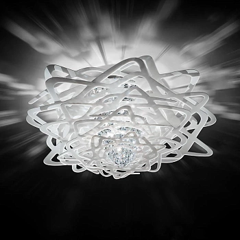 Slamp Светильник настенно-потолочный Aurora Ceiling small white