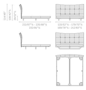 Кровать Aurora Tre
