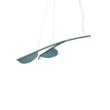 Люстра Almendra Organic Bay Blue Metallized
