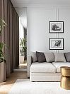 Светлая квартира 58 м² в Москве ЖК «Воробьев дом»