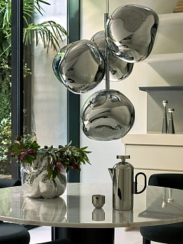 Люстра Melt Chandelier Mini Silver MEC04CH-CEUM4