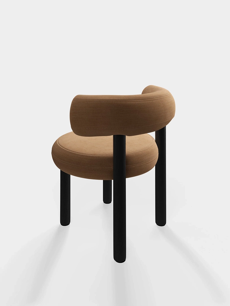 Стул Fat Black Wood & Spice Linara Linen Стул Fat Black Wood & Spice Linara Linen