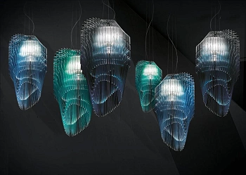 Slamp Люстра Avia medium blue
