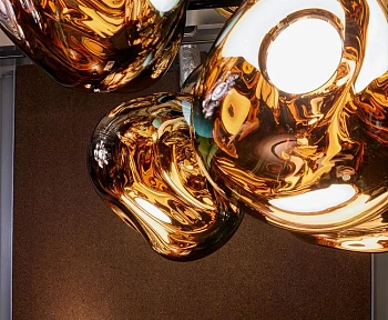 Люстра Melt Burst Chandelier Gold Led MEC03GO-CEUM4