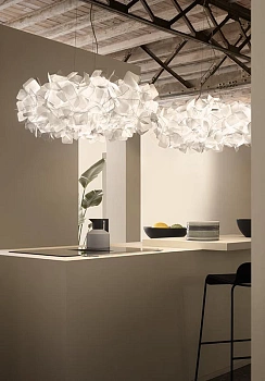 Slamp Люстра Clizia Suspension small fumè