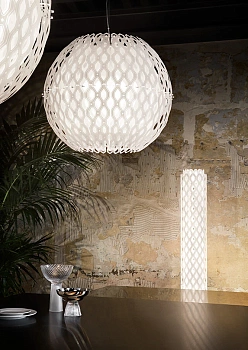 Slamp Люстра Charlotte Globe Suspension white