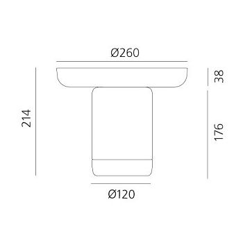 Настольная лампа Bontа беспроводная 0150150A