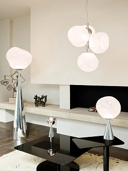 Люстра Melt Chandelier Mini Opal/Silver MEC04OP-CEUM4