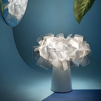 Slamp Настольная лампа Clizia Battery fumè