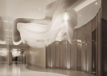 Slamp Люстра Aria Infinita 1 white
