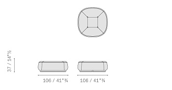 Пуф Lepli 1060x1060x370