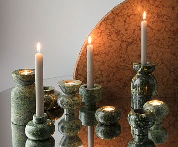 Подсвечник Stone ROCH03GR