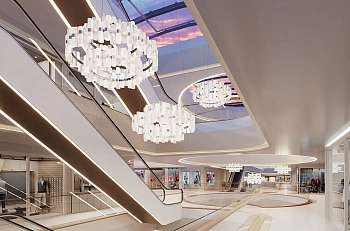 Slamp Люстра La Lollo Suspension extra large white