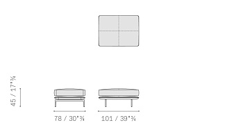 Пуф Get Back 780x1010x450