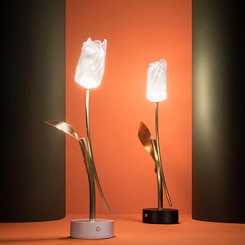 Slamp Настольная лампа Tulip battery white
