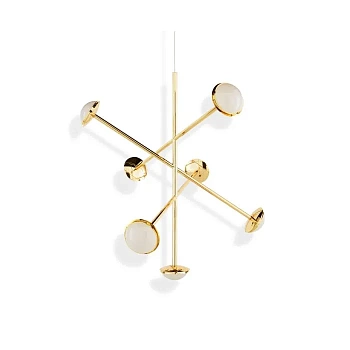 Люстра Melt Led Gold Chandelier Large MEC02GO-CEUM4