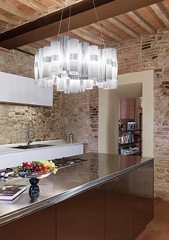 Slamp Люстра La Lollo Suspension large white