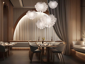 Slamp Люстра Fiorella Suspension small white