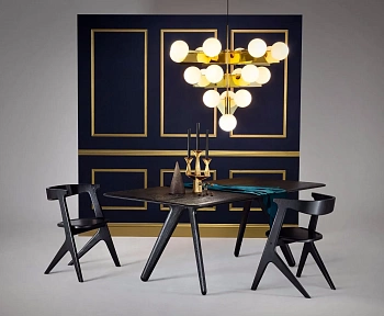 Люстра Plane Chandelier Gold SLL03ABEU