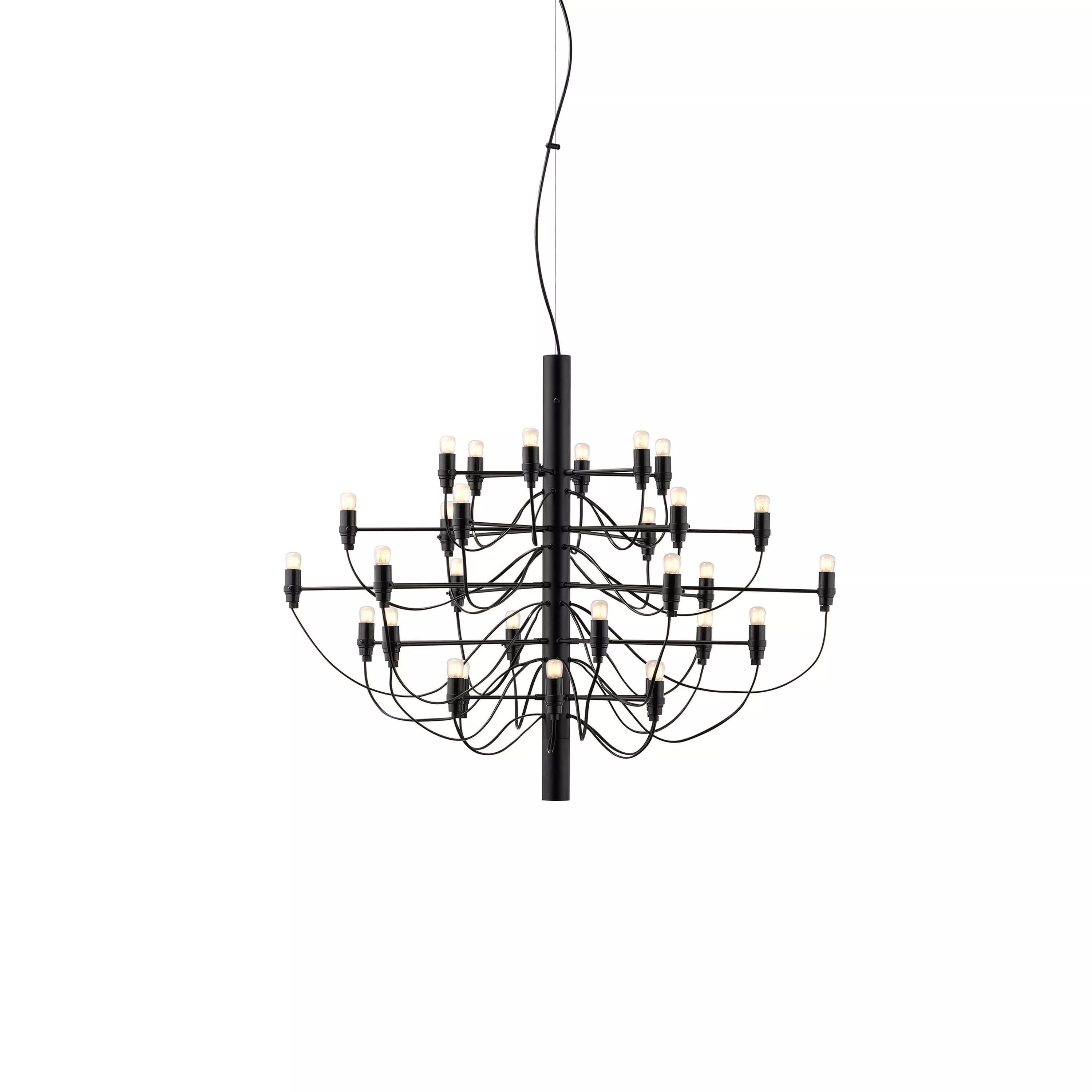 Люстра 2097/30 (frosted bulbs) Matt Black