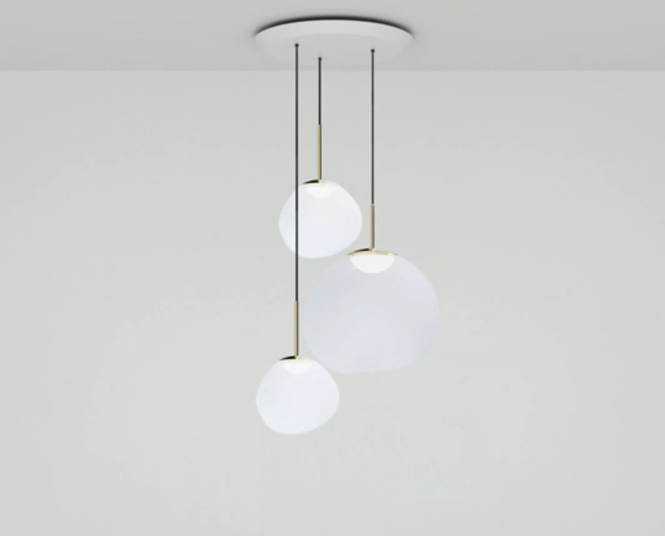 Люстра Melt Trio Round Opal/Gold MLPS04OPG-PEUM5